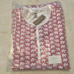 New with tags unopened pink long sleeve elephant pajamas